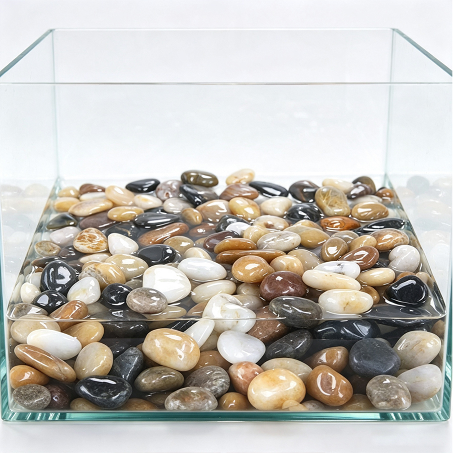 300-700g Düz Yüzeyli Nehir Çak - Aquarium Planted Fish Tank incelemesi ve fiyatı
