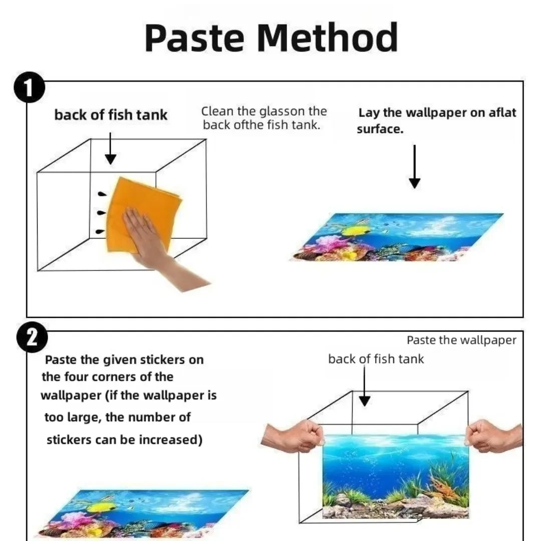 Arka plan Akvaryum 3D Etiket P - Aquarium Planted Fish Tank incelemesi ve fiyatı