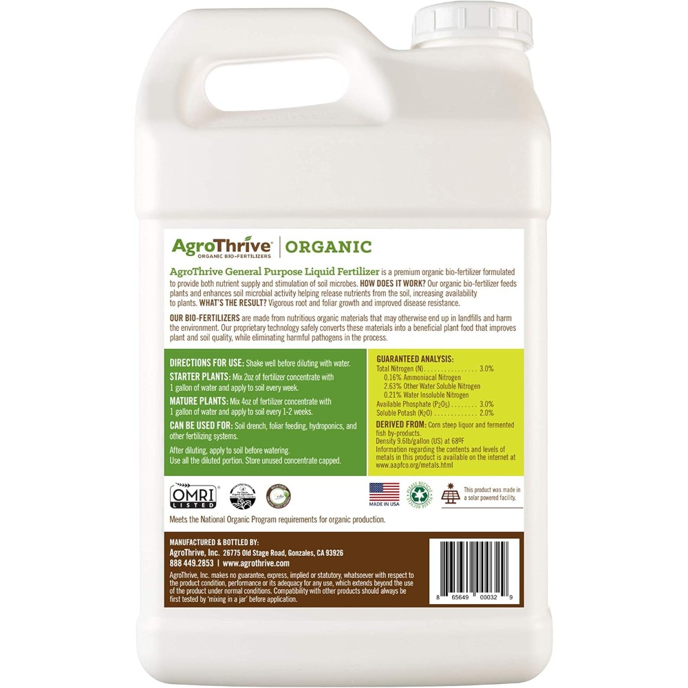 AgroThrive Çok Amaçlı Organik  - Liquid Fertilizer All In incelemesi ve fiyatı